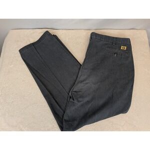 Duck Head Pants Mens 40x30 Charcoal Grey Chino Flat Front Cotton Blend 1865